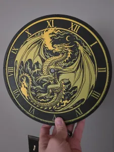 HueForge ClockBase 10 in