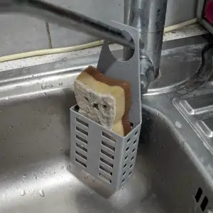 Faucet sponge basket