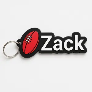 Zack's AFL name tag