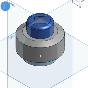 Sierra blade socket