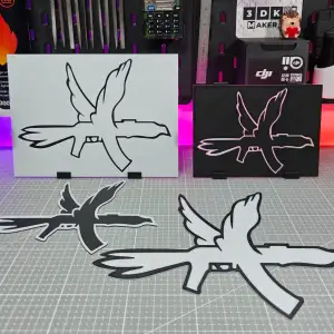 Columbine Logo – Hueforge – 2 Colors