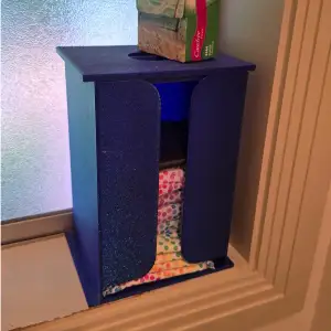 Sanitary Pad Dispenser for Window Sill