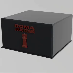 CAJA DE COLECCIÓN IMANTADA ROMA - JULIO CESAR 16 PIEZAS