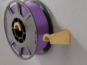Minimalist Wall Mounted Headphone Hanger or Spool Holder
