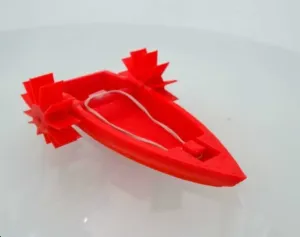 Rubber Band Powered Boat