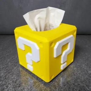 Question Mark Tissue Holder (Super Mario)