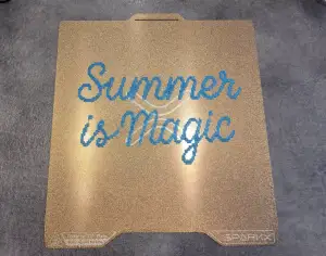 "Summer is Magic" Pixel-Art T-Shirt Patch (TPU)