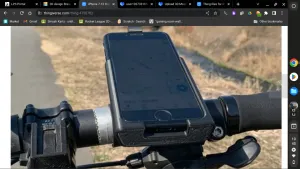 Iphone 11 bike handle bar holder