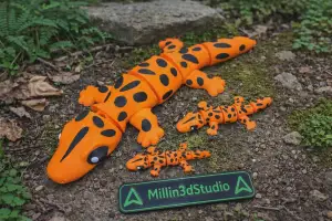 Cute Top Gear Articulated Gecko Lizard toy 3 sizes