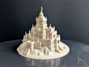 Ancient Hilltop Citadel Miniature