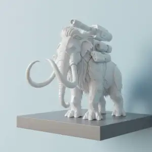 Futuristic war mammoth