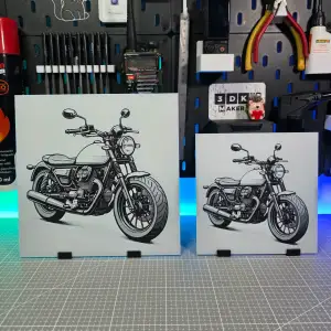 Moto Guzzi – Hueforge – 3 Colors