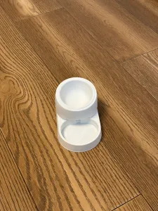 双位置 母子猫粮碗