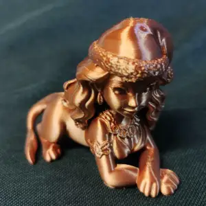 Christmas Sphinx Riddle Woman Greek Mythology Figurine