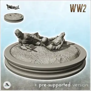 USSR medic - WW2 terrain diaroma