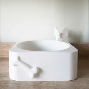 Pet bowl for cat or dog (bone)
