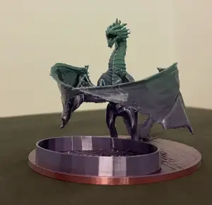 Red Dragon Pen Holder
