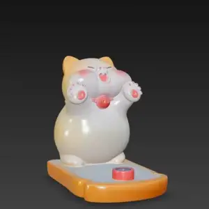 Soporte para celular gato