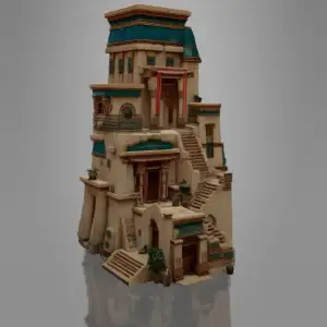 MINOATURE EGYPTIAN GRAND PALACE