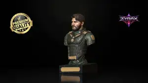 Soldier Boy Bust STL The Boys 3D Print Sculpture Collector