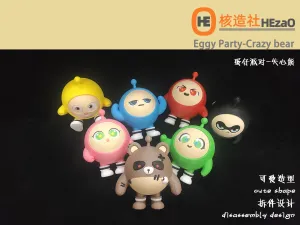 蛋仔派对游戏角色-失心熊Eggy Party game character-Crazy bear