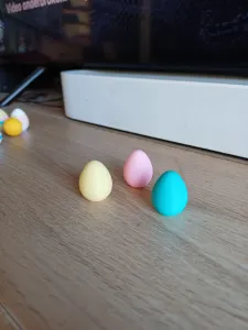Simple Pastel Easter Eggs