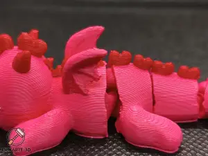 💖🐉 HeartSnuggle Baby Dragon – Flexi Valentine Edition 🐉💖