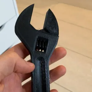 Adjustable Wrench 3D Model / Llave Inglesa Ajustable 3D