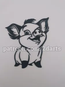Baby Pig Wall Art
