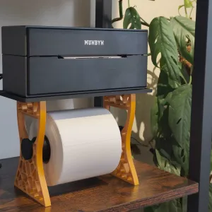 Thermal printer and roll stand - desk organiser