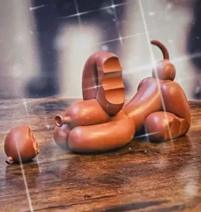 Choco Balloon Dog Toy Fan Art