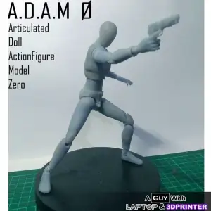 RESIN A.D.A.M 0 (ARTICULATED DOLL ACTIONFIGURE MODEL 0) ACTI