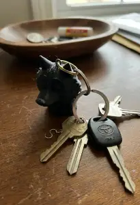 loup mal aimé porte clef