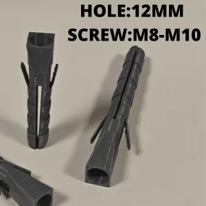 Heavy Duty Wall Plugs Anchors (12mm) | M8-M10 Screws