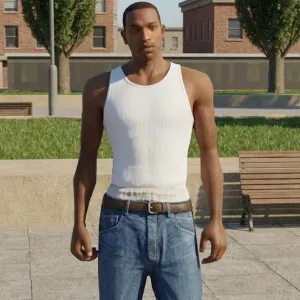 CJ GTA San Andreas STL – Classic Gang Character Statue – 3D