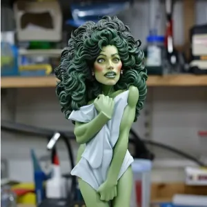 She-Hulk "Oops" - High-Detail Stylized Statue