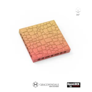 Stone floor tile