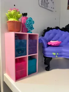 Self-Scare secrets box storage shelf (Monster High)