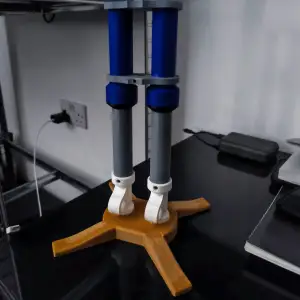 Helmet Stand, front suspension motorbike style