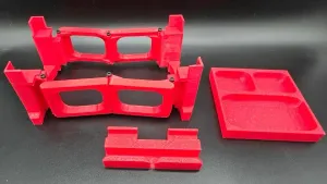 Fold Down LOSI NASCAR Car Stand & Parts Tray