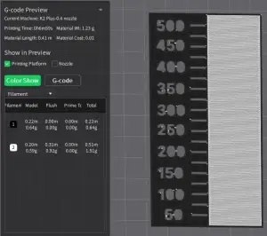 Creality K2 CFS Flush Calibration