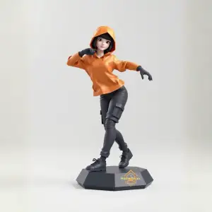 Hip Hop Geometric Dancer