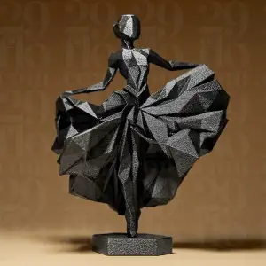 Geometric Ballerina Dancer