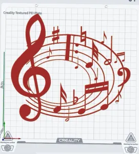 Sol Key Music Staff Loop