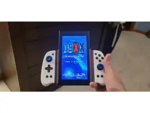 Portrait Grip for Switch W/ Logos & Latching Joycons