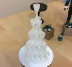 Champagne Pyramid (1:18 scale)