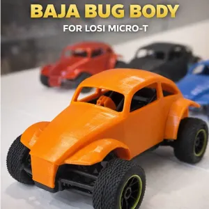Baja Bug Body for Losi Micro T – 3D Printable RC Shell