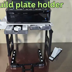 Build plate holder