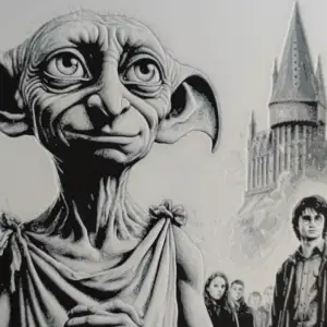 Hueforge Dobby and Harry Potter