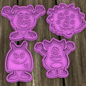 Cookie Cutter, monsters for kids ,Polymer Clay Cutters